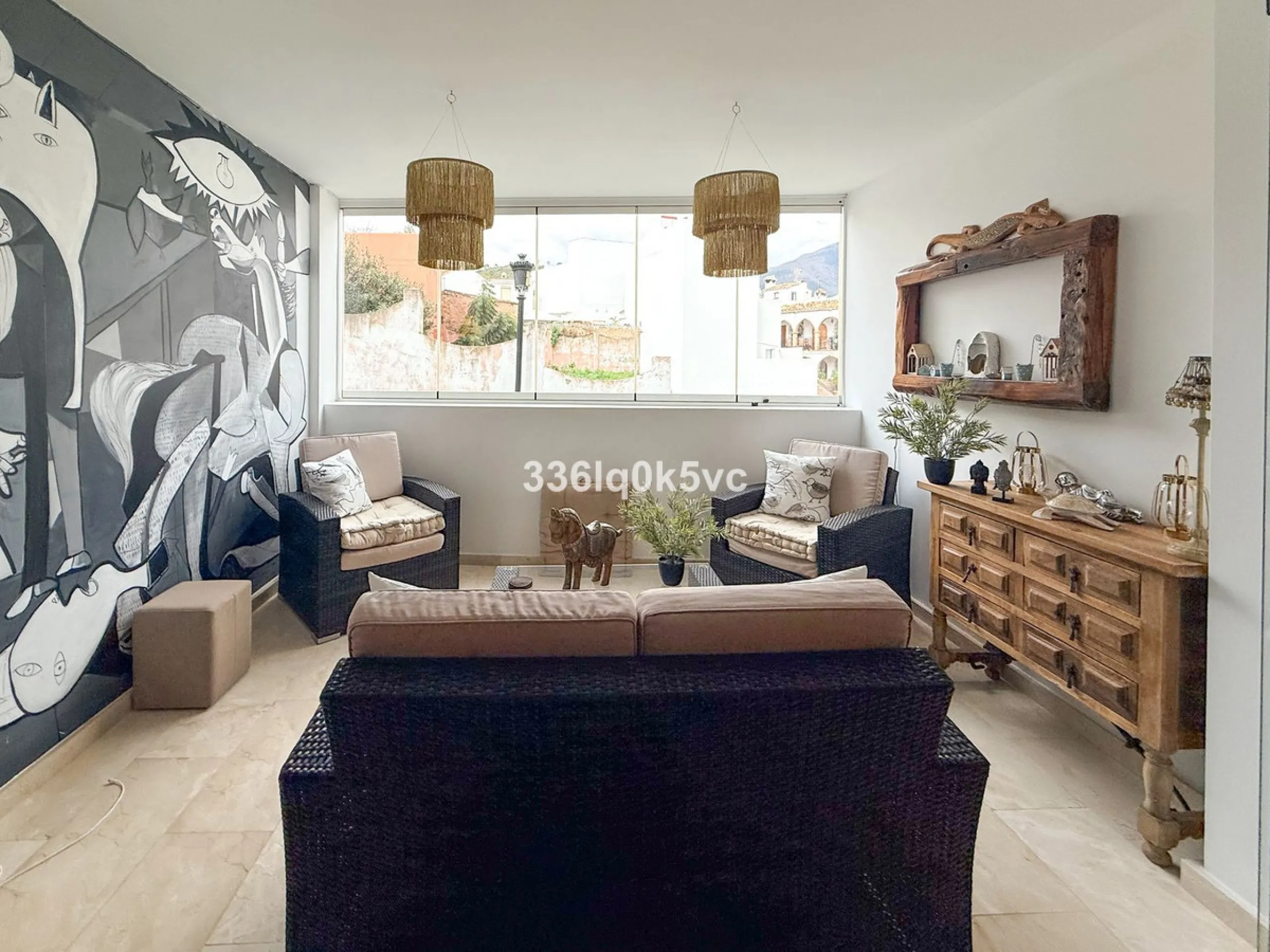 A beautifully presented 2 bedroom ground floor apartment in immaculate decorative condition, offering generous interior space, a private terrace, secure parking, and a full range of practical features for comfortable everyday living. Fully ready to move i