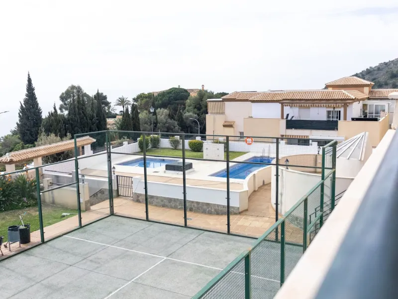 Spectacular Home with Sea Views, 2 Parking Spaces, and Private Office next to the Benalmádena Stupa