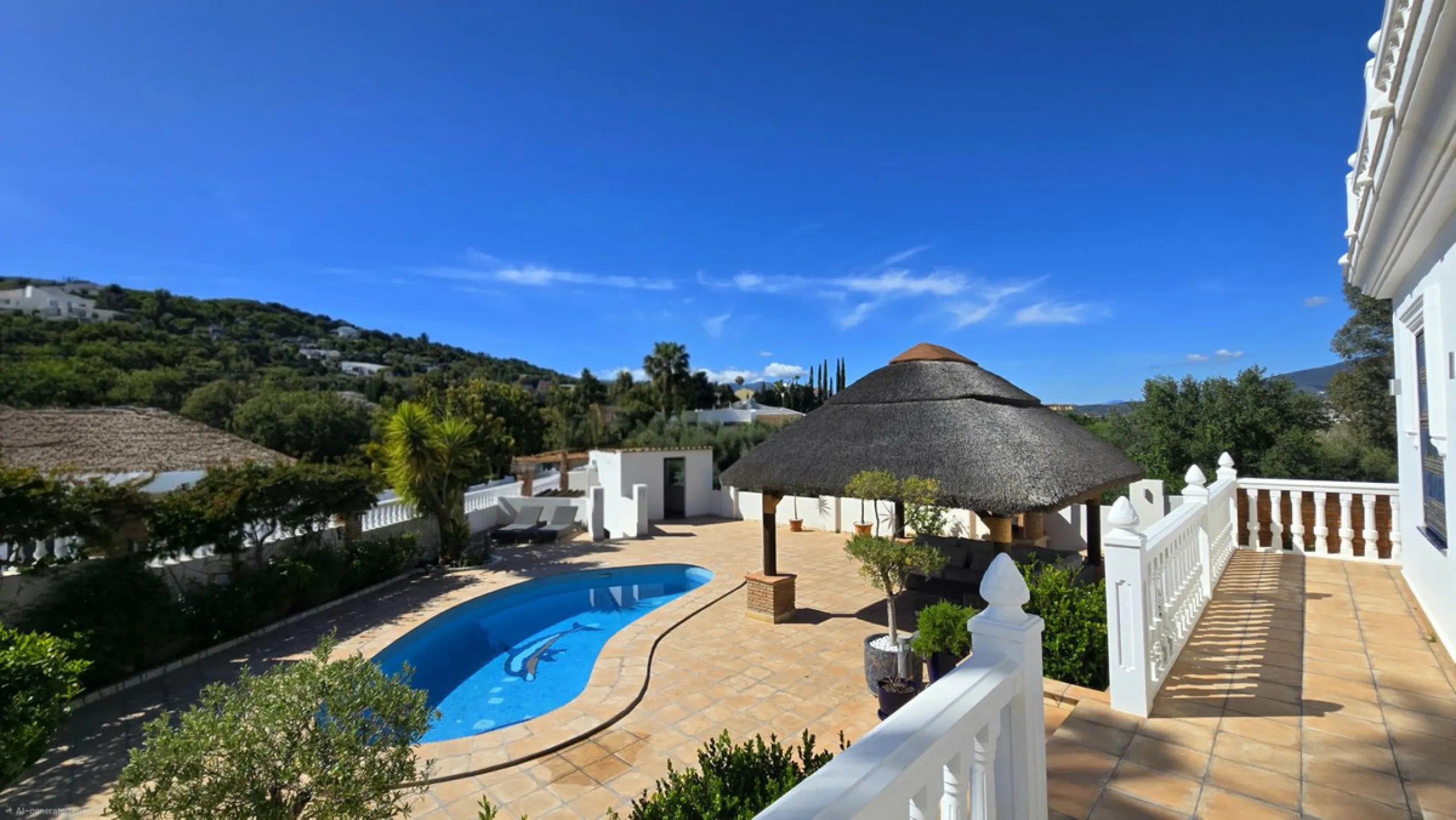 JUST ON THE MARKET. INCREDIBLE DETATCHED VILLA  WITH MODERN SKANDANAVIAN STYLE DESIGN. EXCLUSIVE  URBANISATION IN CERROS DE AGUILA. ONLY € 995,000. BARGAIN.