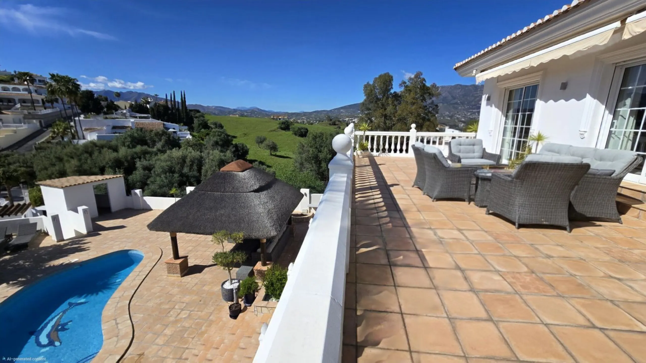 JUST ON THE MARKET. INCREDIBLE DETATCHED VILLA  WITH MODERN SKANDANAVIAN STYLE DESIGN. EXCLUSIVE  URBANISATION IN CERROS DE AGUILA. ONLY € 995,000. BARGAIN.