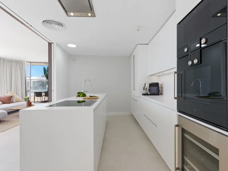 A three-bedroom penthouse located in one of Estepona's most prestigious frontline beach developments, offering uninterrupted Mediterranean views and contemporary coastal living.