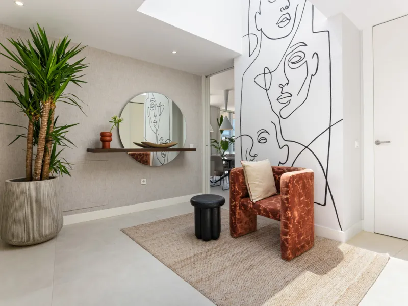 A three-bedroom penthouse located in one of Estepona's most prestigious frontline beach developments, offering uninterrupted Mediterranean views and contemporary coastal living.