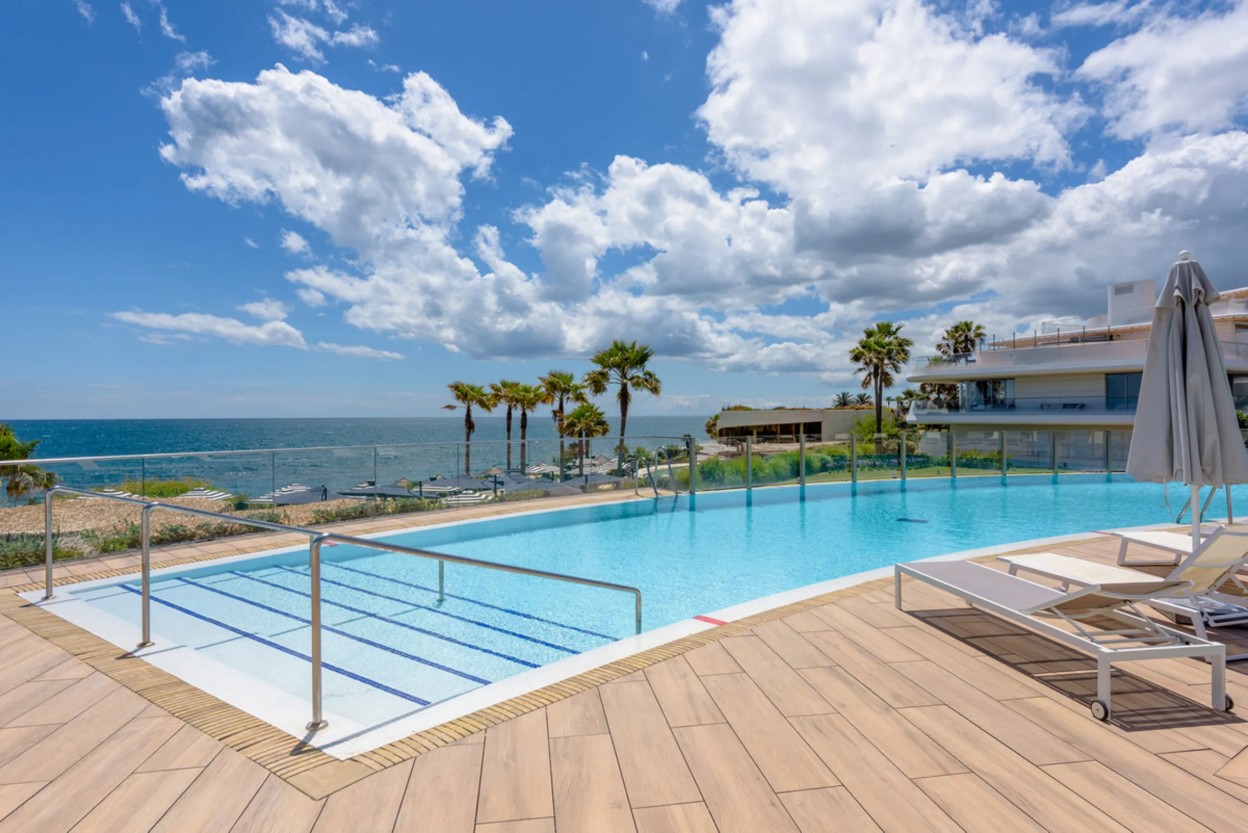 A three-bedroom penthouse located in one of Estepona's most prestigious frontline beach developments, offering uninterrupted Mediterranean views and contemporary coastal living.