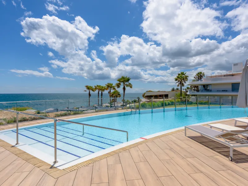 A three-bedroom penthouse located in one of Estepona's most prestigious frontline beach developments, offering uninterrupted Mediterranean views and contemporary coastal living.