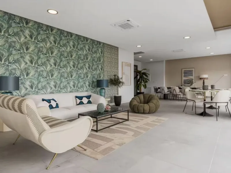 This luxurious fully furnished 2-bedroom penthouse is located in the modern and highly sought-after Oasis 325 development, in one of the fastest-growing areas between Marbella and Estepona. The property combines contemporary architecture, excellent natura