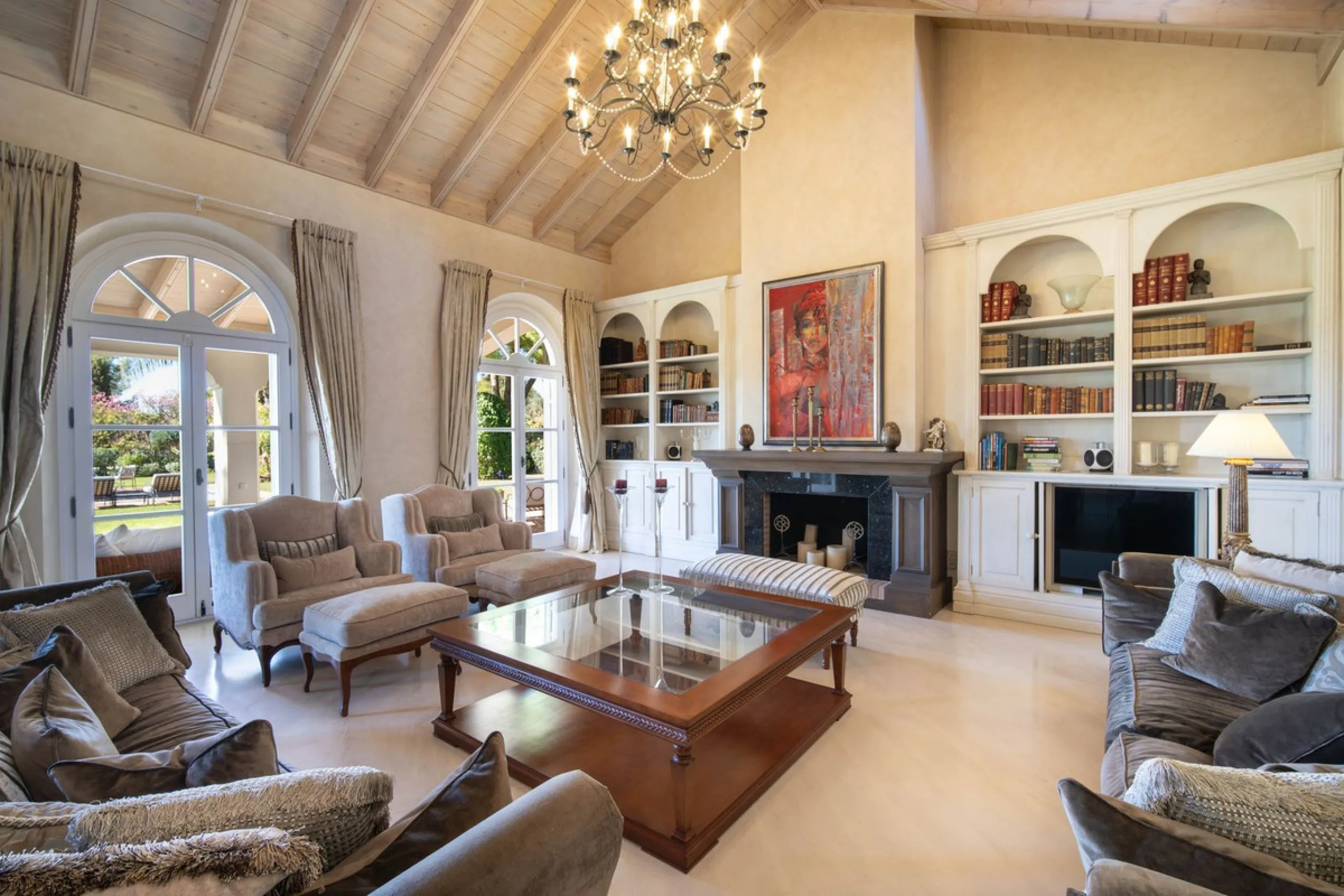 Mediterrane Villa mit Meerblick in Altos Reales, Marbella