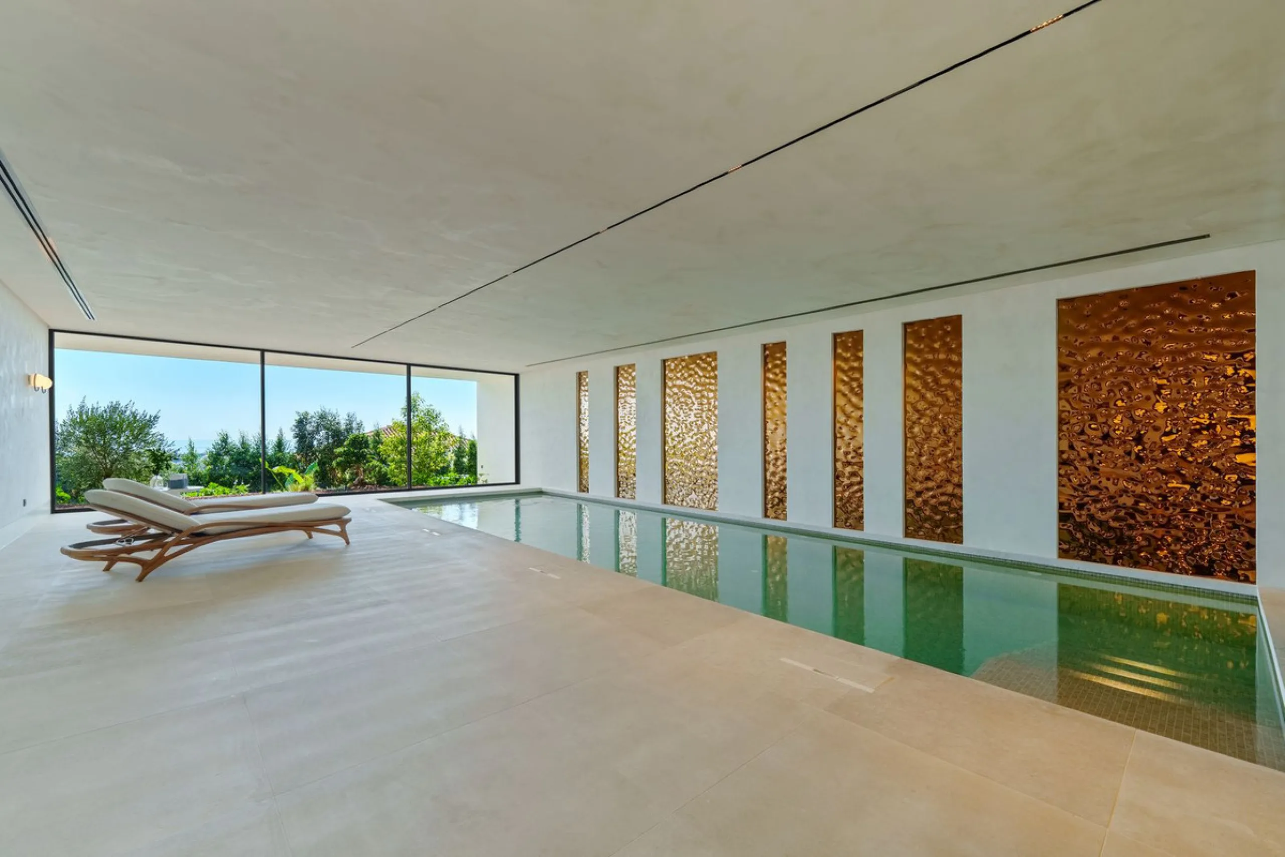Architektenvilla mit Panoramablick in El Herrojo Alto, Benahavís