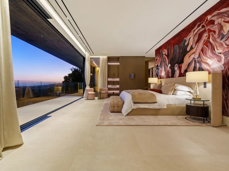 Architektenvilla mit Panoramablick in El Herrojo Alto, Benahavís