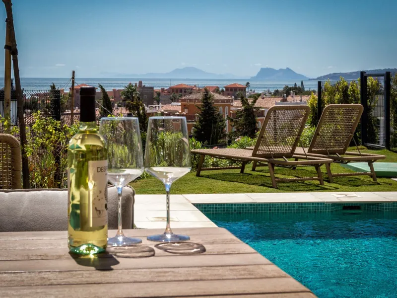 4 Bedroom Corner Townhouse With Private Pool and Panoramic Sea, Gibraltar and Africa Views