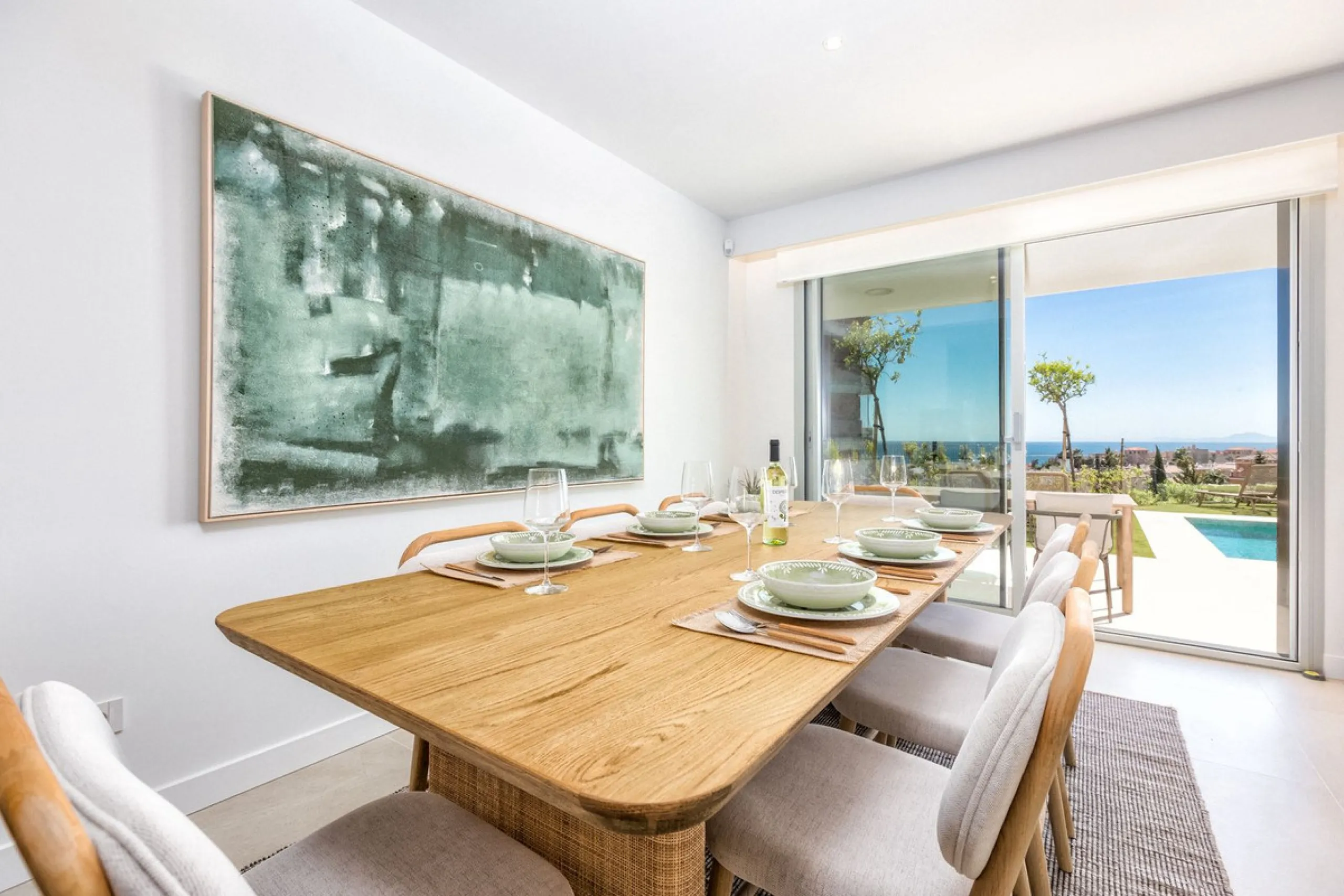 4 Bedroom Corner Townhouse With Private Pool and Panoramic Sea, Gibraltar and Africa Views