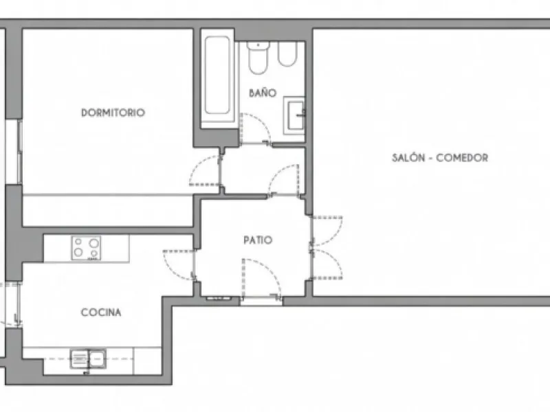 Beachfront 1-Bedroom Apartment with Reform Project to 2 Bedrooms Included – Avenida España, Puerto de Estepona