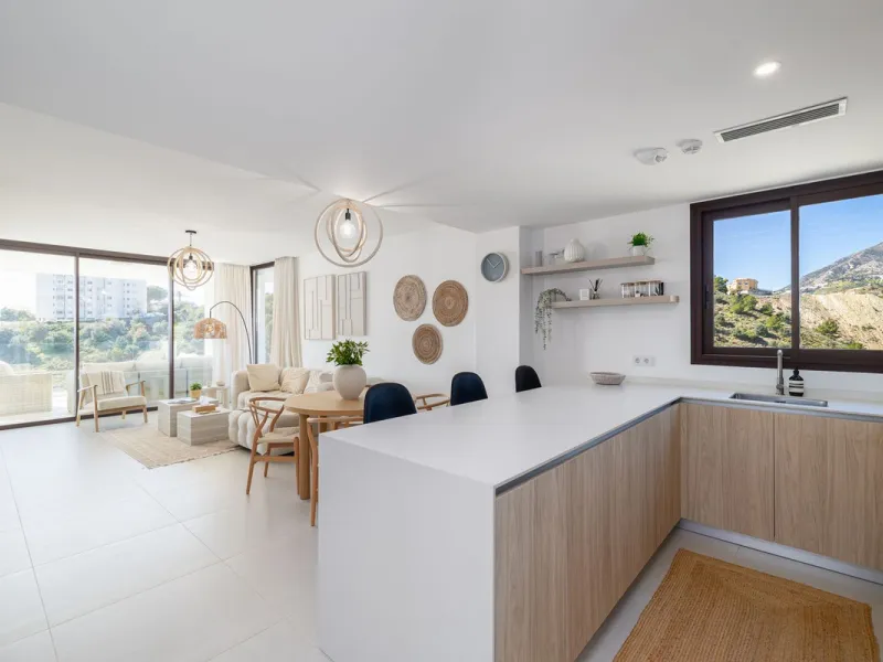 Finding the perfect balance between coastal serenity and modern luxury is effortless in this stunning corner residence, located in the highly sought-after lower enclave of El Higuerón, Fuengirola. This exceptionally spacious and luminous home is designed 