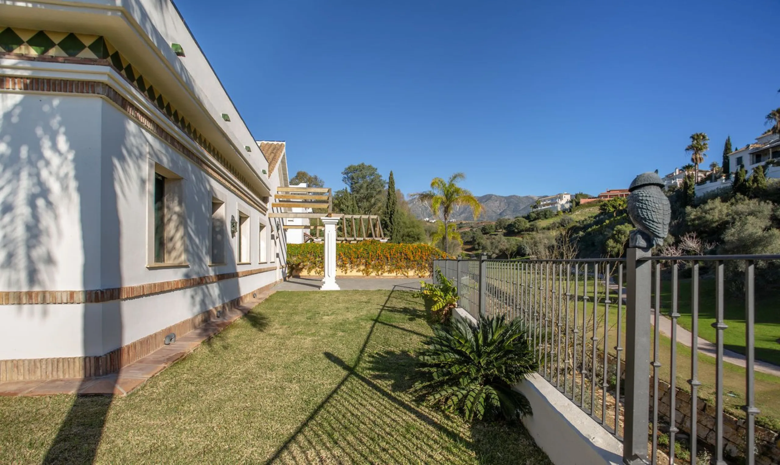Detached villa on the front line of the golf course in Mijas Golf with pool and large plot