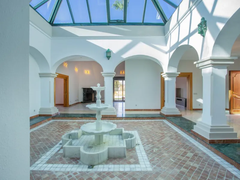 Detached villa on the front line of the golf course in Mijas Golf with pool and large plot