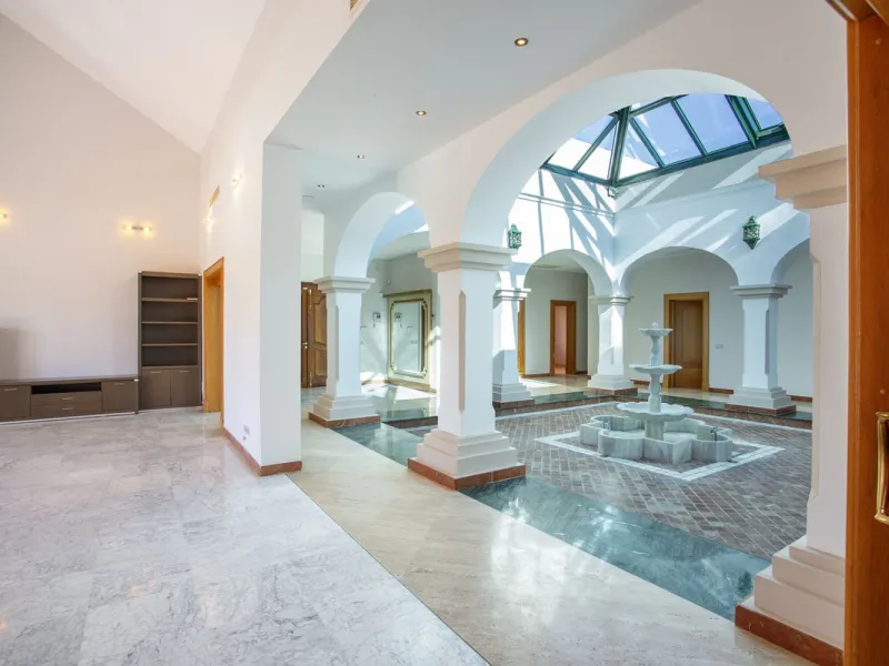 Detached villa on the front line of the golf course in Mijas Golf with pool and large plot