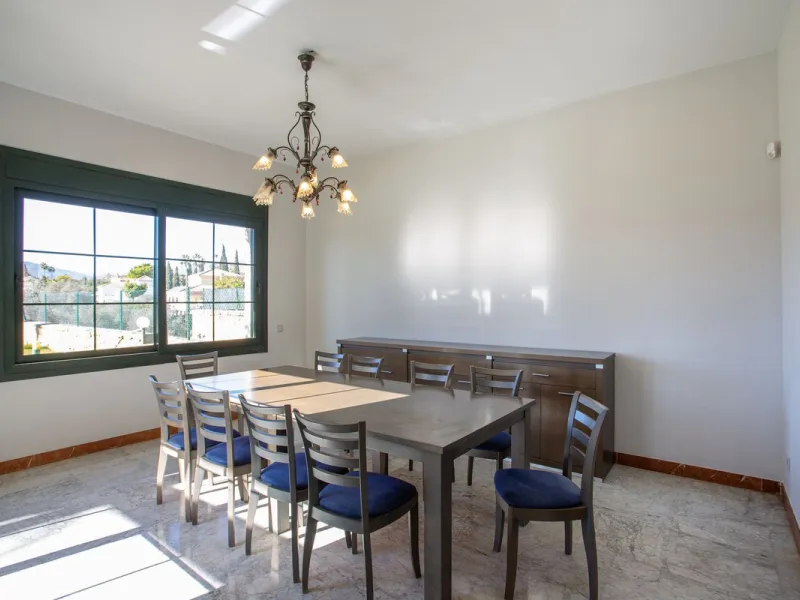 Detached villa on the front line of the golf course in Mijas Golf with pool and large plot