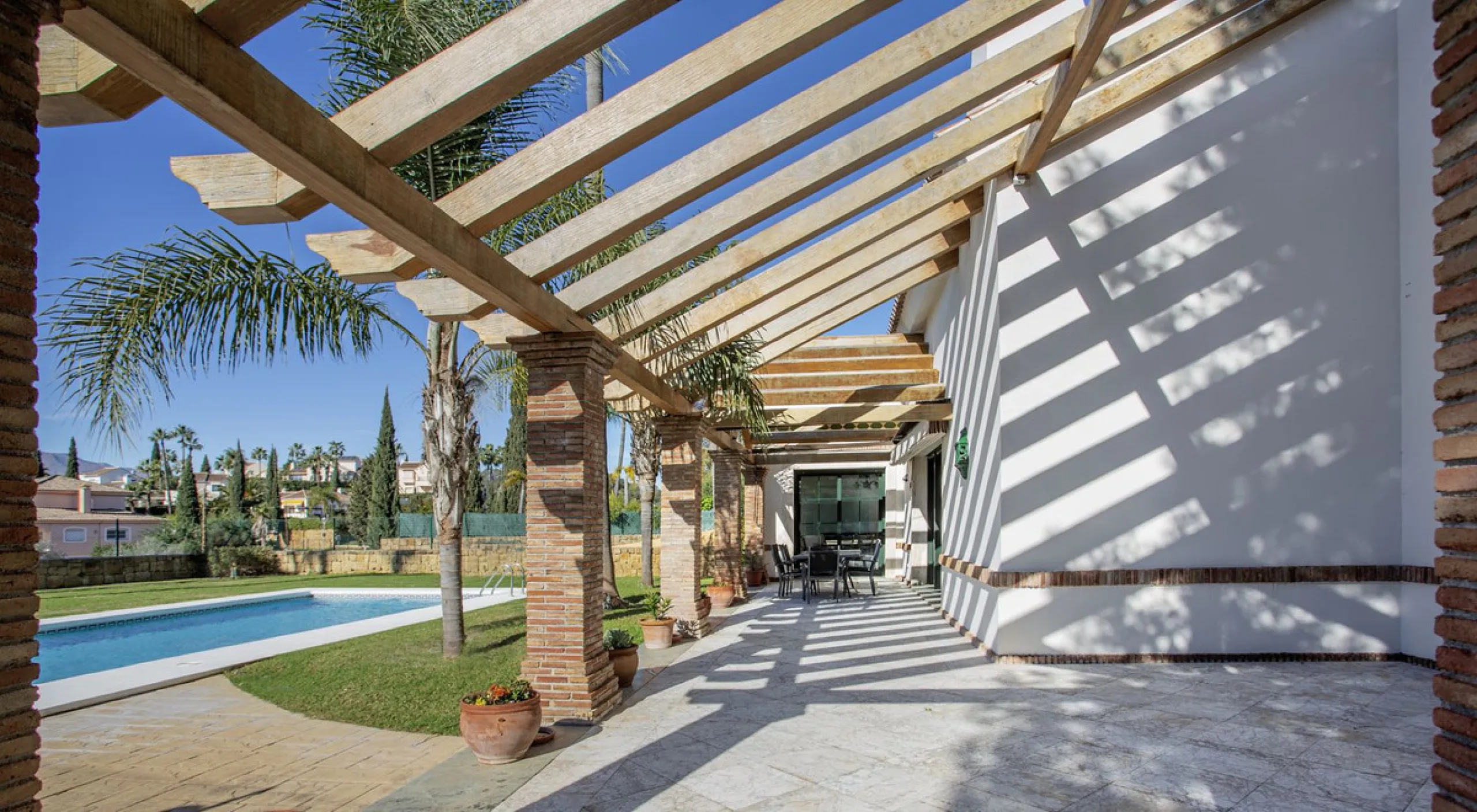 Detached villa on the front line of the golf course in Mijas Golf with pool and large plot