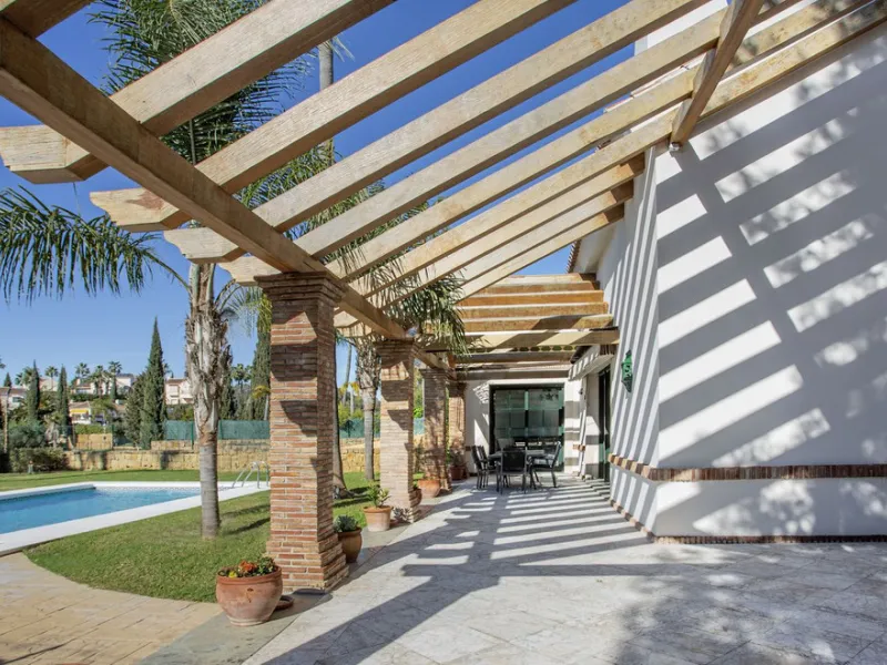 Detached villa on the front line of the golf course in Mijas Golf with pool and large plot