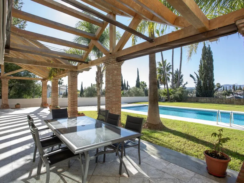 Detached villa on the front line of the golf course in Mijas Golf with pool and large plot