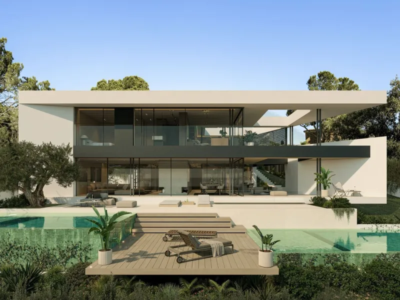 Luxe-Villa in Neubau in Premia de Dalt, Barcelona