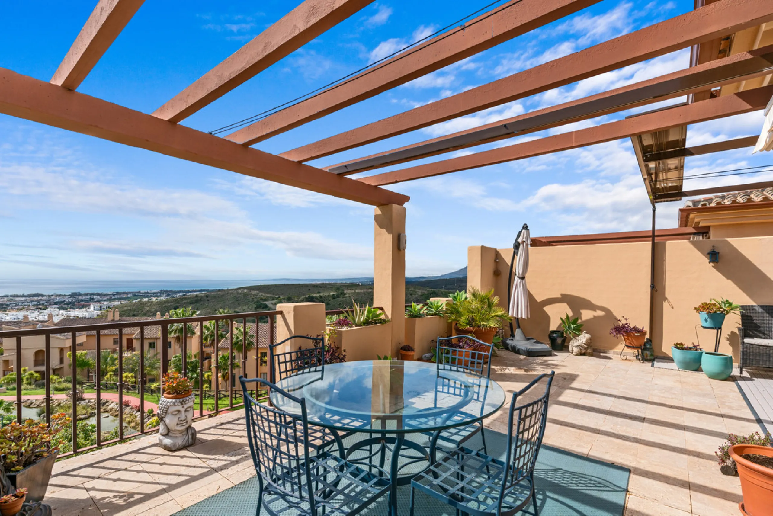 STUNNING 3-BEDROOM PENTHOUSE WITH PANORAMIC SEA AND MOUNTAIN VIEWS