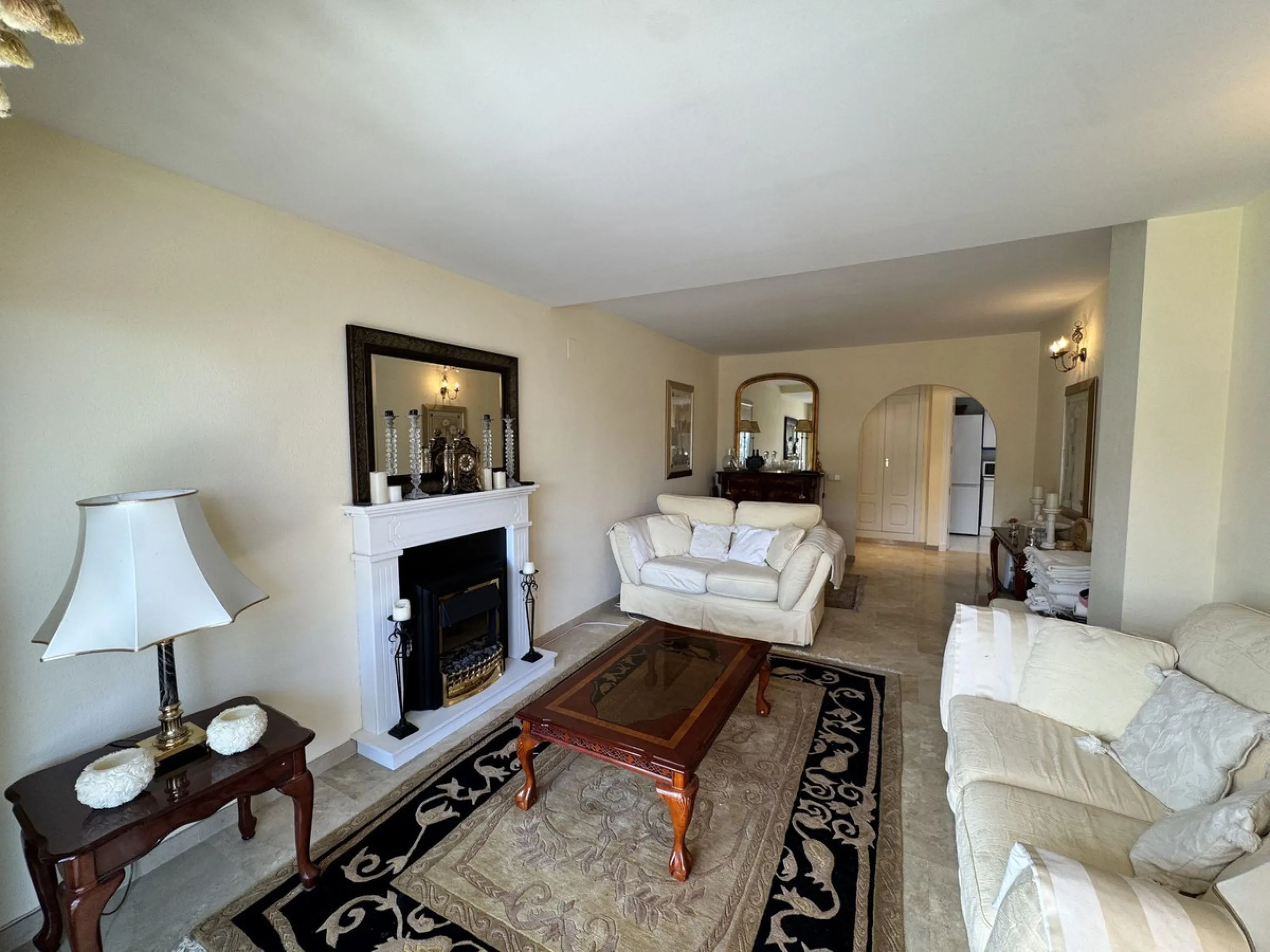 Located in the sought after Coto Real on the prestigious Marbella Golden Mile, this charming 2-bedroom, 2-bathroom apartment offers privacy, tranquility, and excellent potential in one of Marbella's most established gated communities.