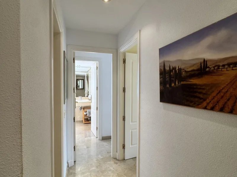 Located in the sought after Coto Real on the prestigious Marbella Golden Mile, this charming 2-bedroom, 2-bathroom apartment offers privacy, tranquility, and excellent potential in one of Marbella's most established gated communities.