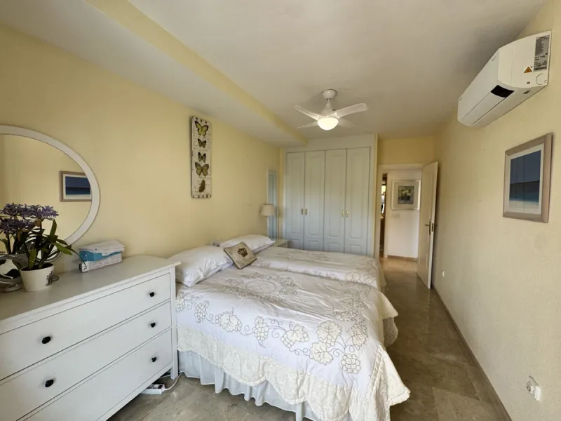 Located in the sought after Coto Real on the prestigious Marbella Golden Mile, this charming 2-bedroom, 2-bathroom apartment offers privacy, tranquility, and excellent potential in one of Marbella's most established gated communities.