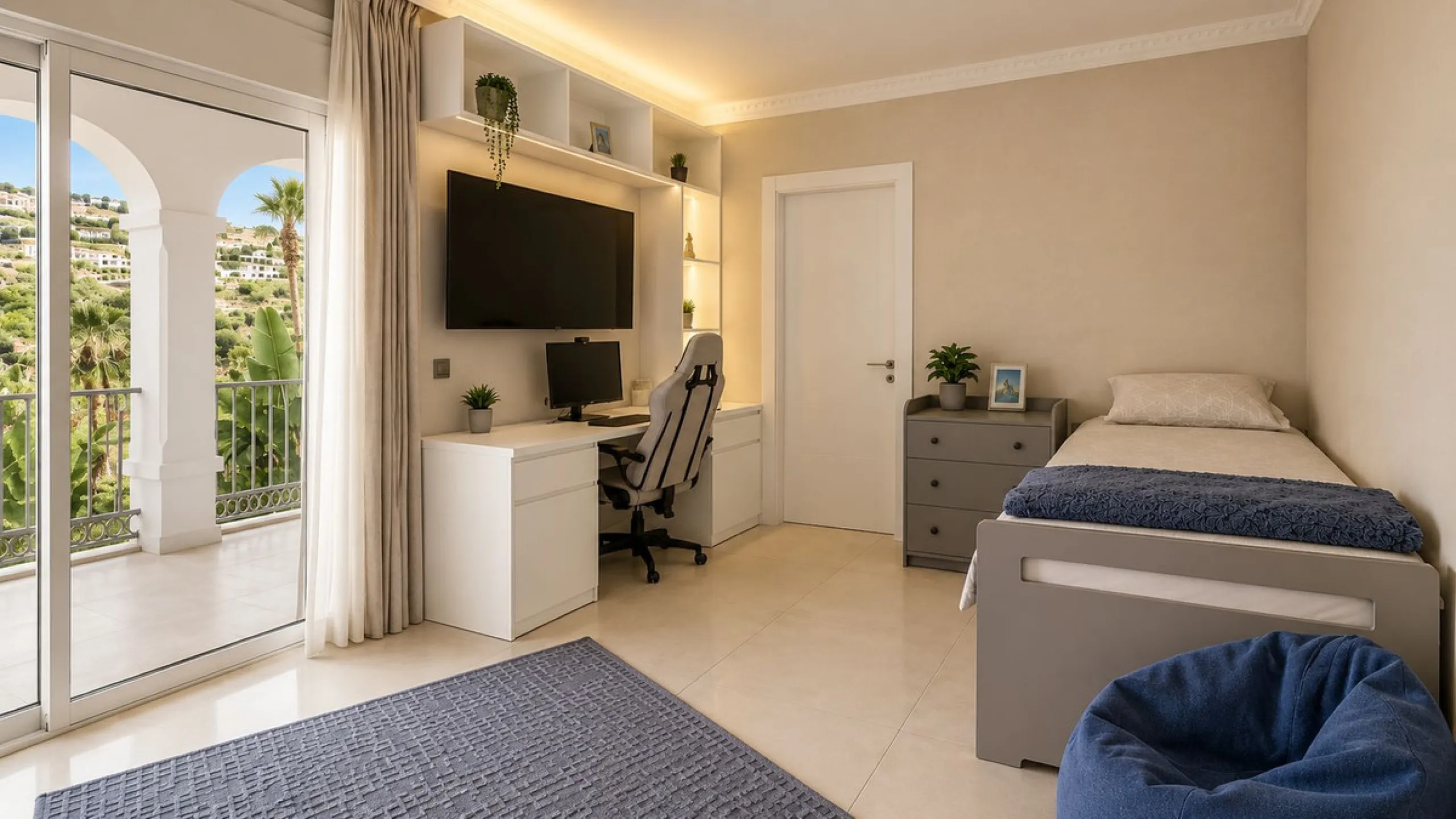 Beautiful Andalucian style modern villa located on the border of El Paraiso and Benahavis, La Alqueria, close to both El Paraiso and Atalaya golf courses.