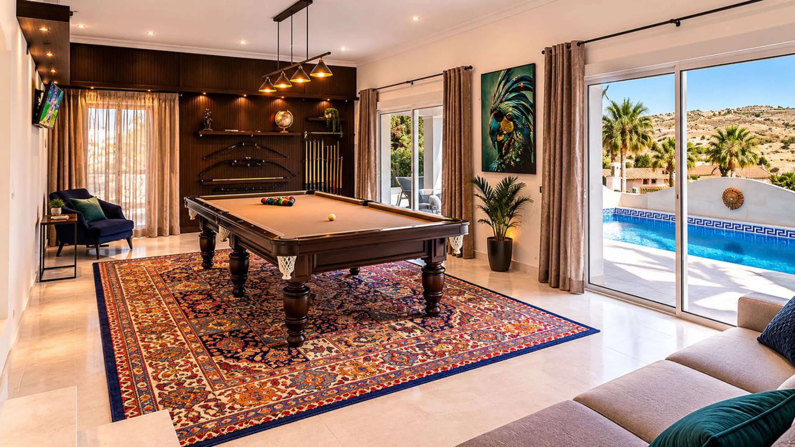 Beautiful Andalucian style modern villa located on the border of El Paraiso and Benahavis, La Alqueria, close to both El Paraiso and Atalaya golf courses.