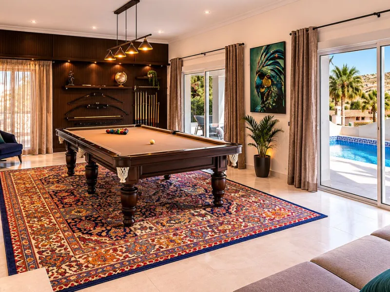 Beautiful Andalucian style modern villa located on the border of El Paraiso and Benahavis, La Alqueria, close to both El Paraiso and Atalaya golf courses.
