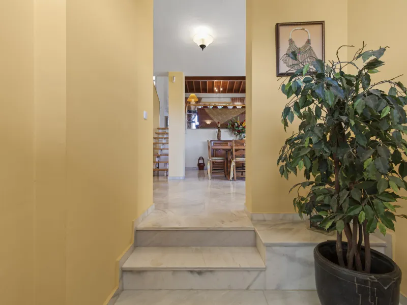 This beautifully presented villa is set within a small, secure gated community, offering privacy, peace of mind, and a wonderful sense of exclusivity. Boasting beautiful sea and golf views, the property enjoys a tranquil setting while remaining convenient