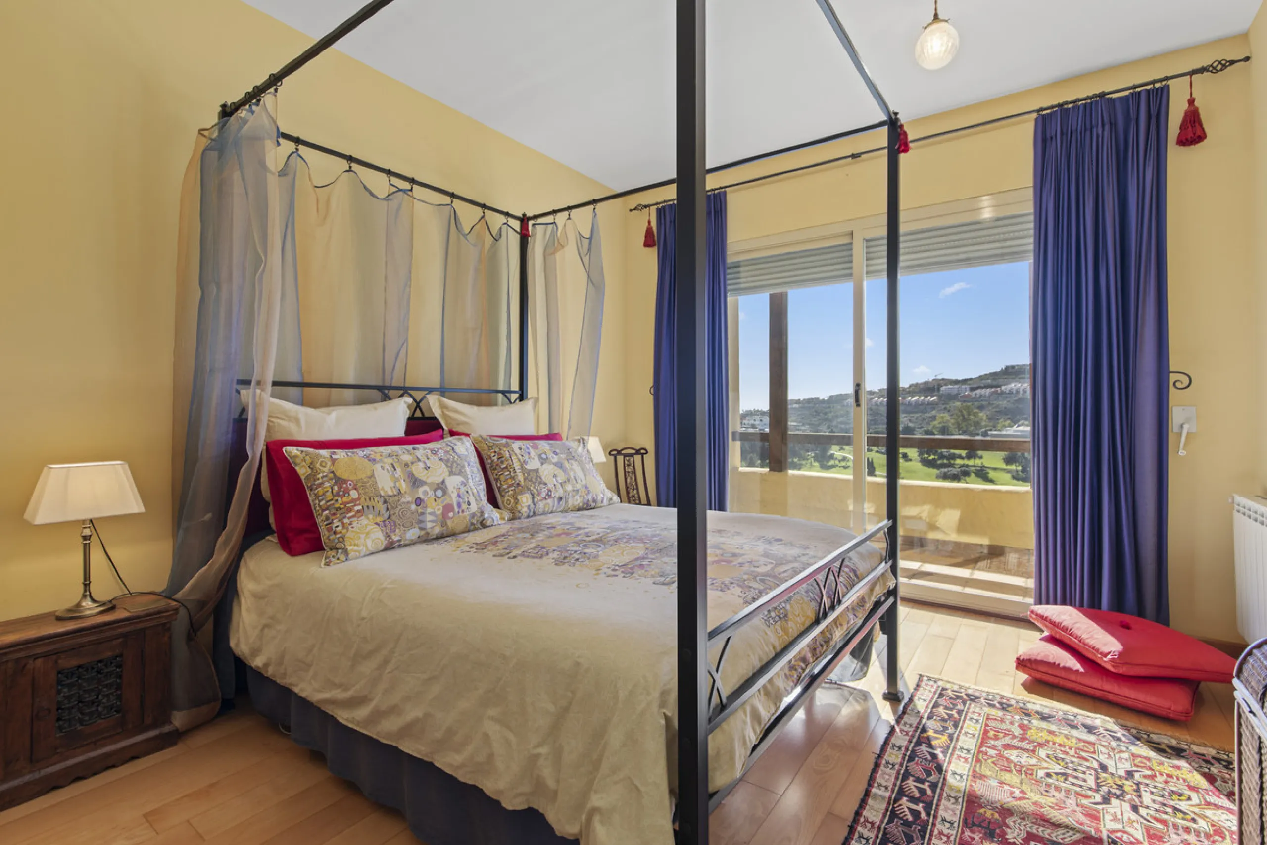 This beautifully presented villa is set within a small, secure gated community, offering privacy, peace of mind, and a wonderful sense of exclusivity. Boasting beautiful sea and golf views, the property enjoys a tranquil setting while remaining convenient