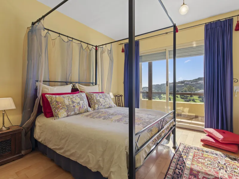 This beautifully presented villa is set within a small, secure gated community, offering privacy, peace of mind, and a wonderful sense of exclusivity. Boasting beautiful sea and golf views, the property enjoys a tranquil setting while remaining convenient