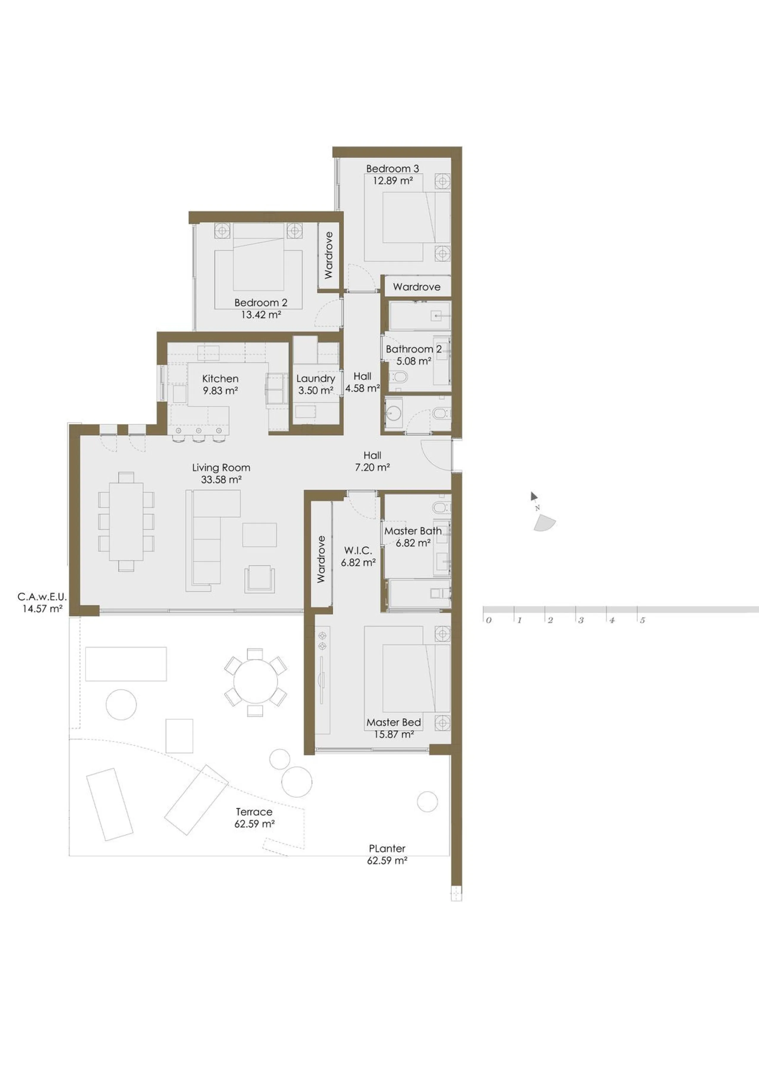 Designer 3-bedroom apartment with panoramic sea views located in the prestigious Palo Alto community, just a few minutes from Marbella.