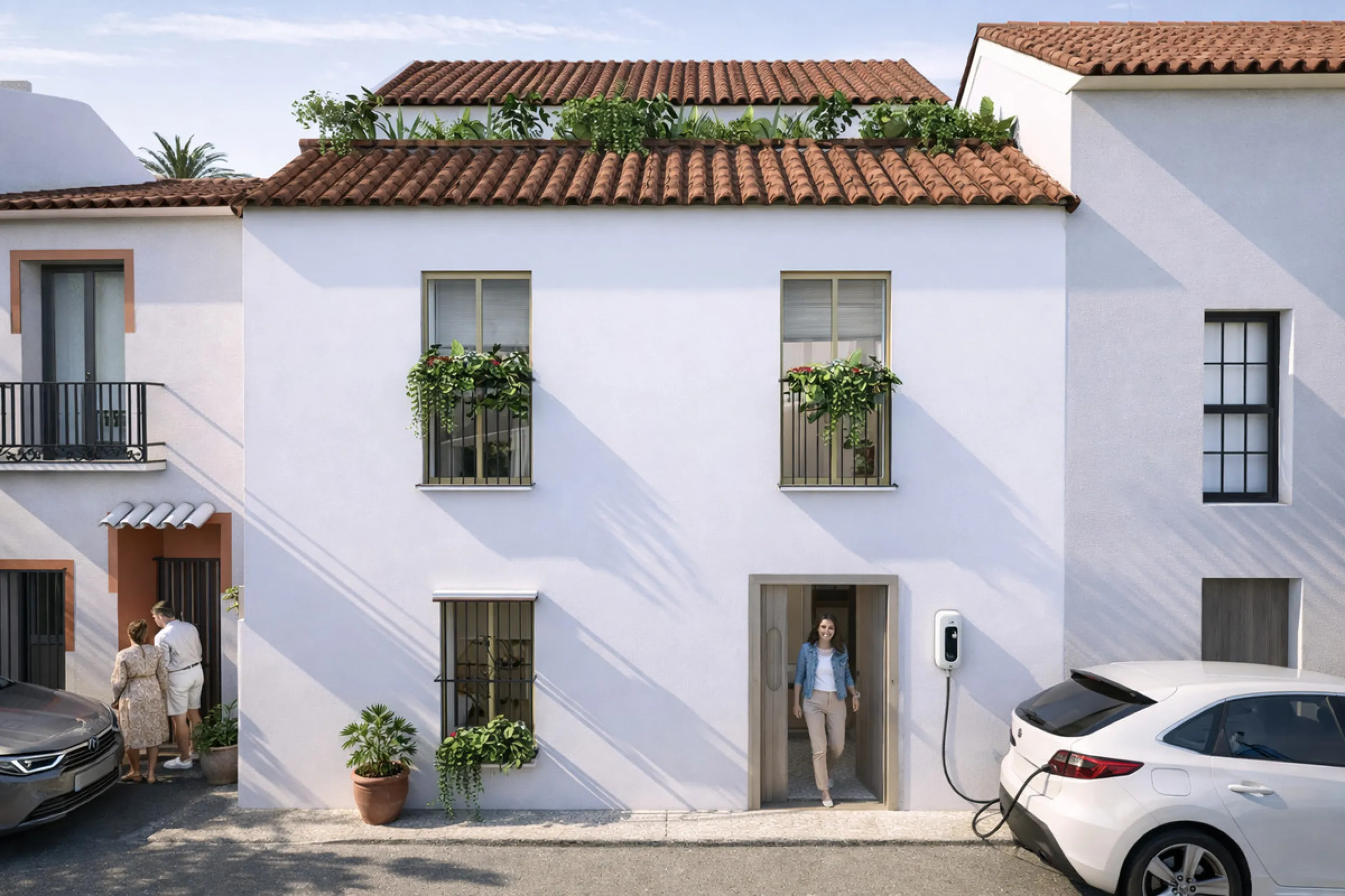 Exclusive duplex property with an approximate surface area of 120 m², located in the heart of Estepona's historic center, fully renovated and sold furnished.