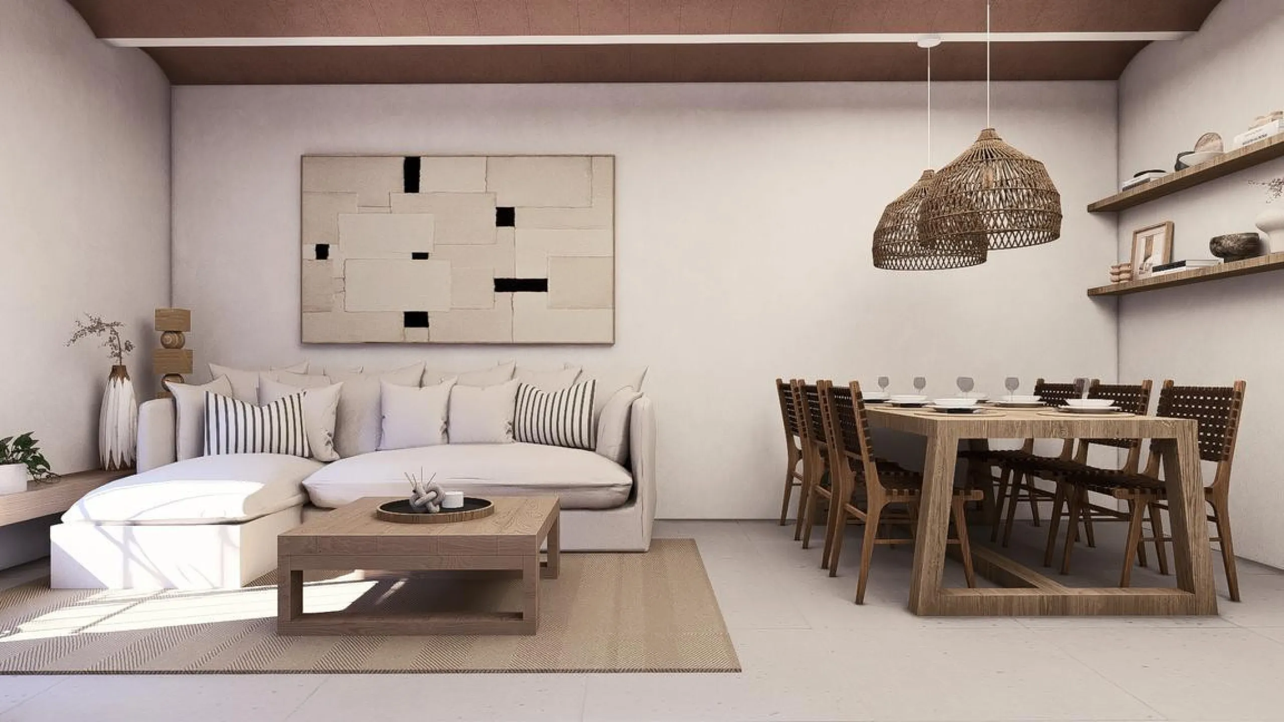 Exclusive duplex property with an approximate surface area of 120 m², located in the heart of Estepona's historic center, fully renovated and sold furnished.