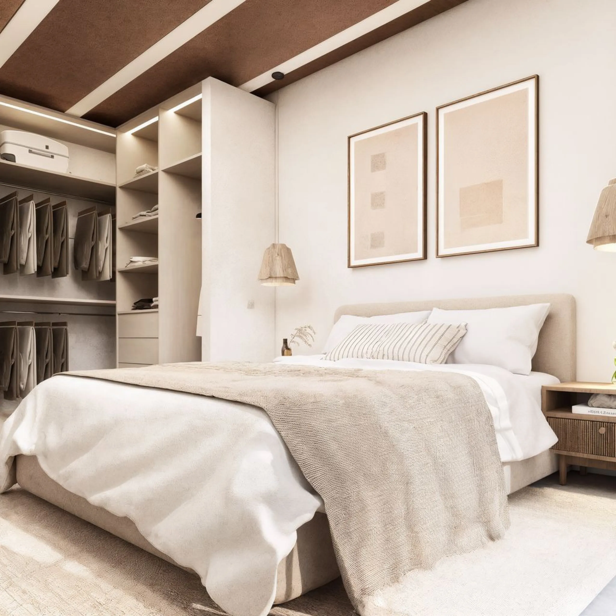 Exclusive duplex property with an approximate surface area of 120 m², located in the heart of Estepona's historic center, fully renovated and sold furnished.