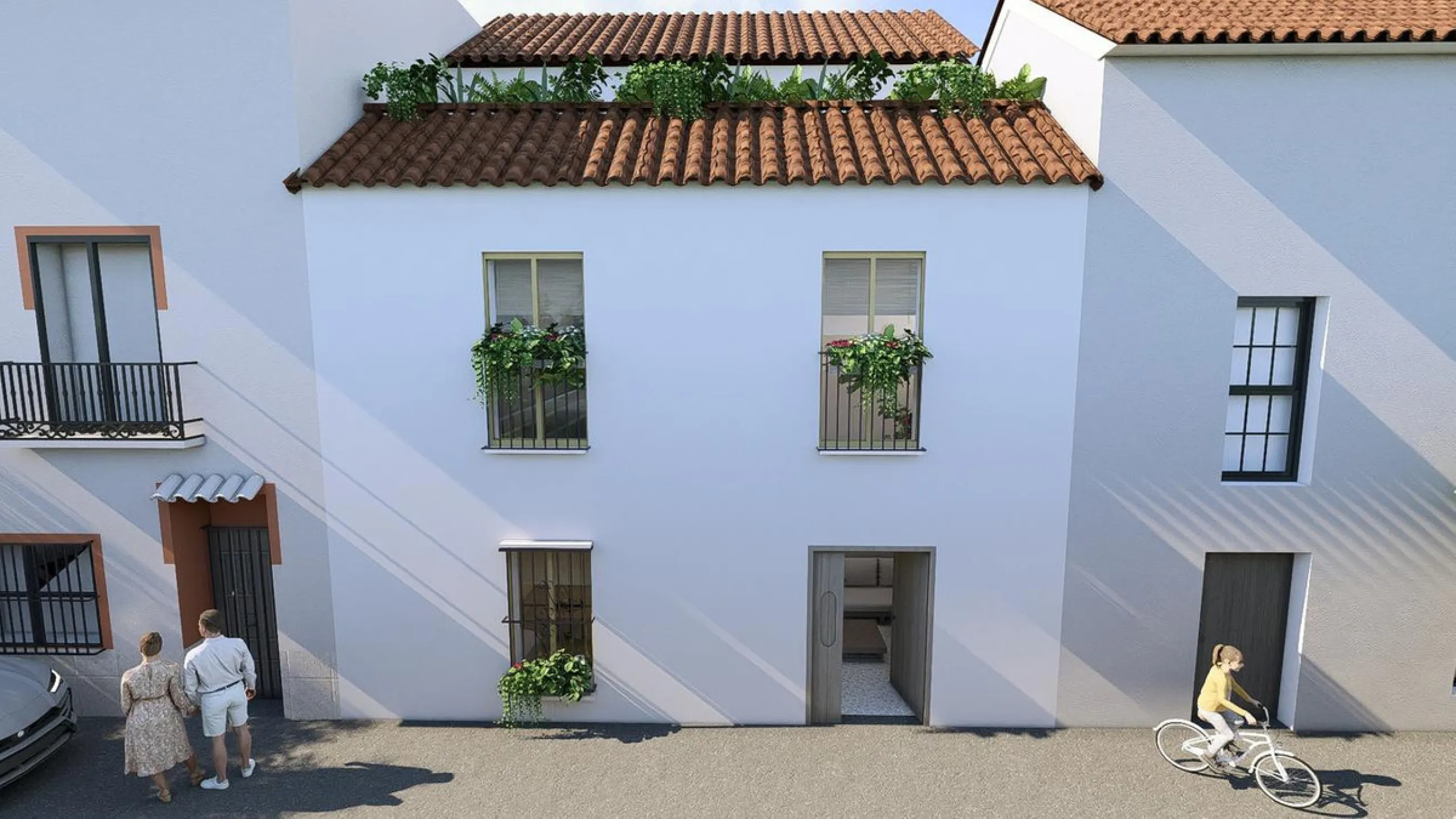 Exclusive duplex property with an approximate surface area of 120 m², located in the heart of Estepona's historic center, fully renovated and sold furnished.