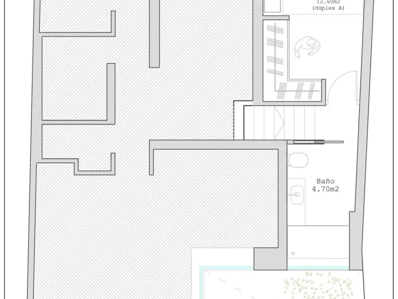 Exclusive duplex property with an approximate surface area of 120 m², located in the heart of Estepona's historic center, fully renovated and sold furnished.