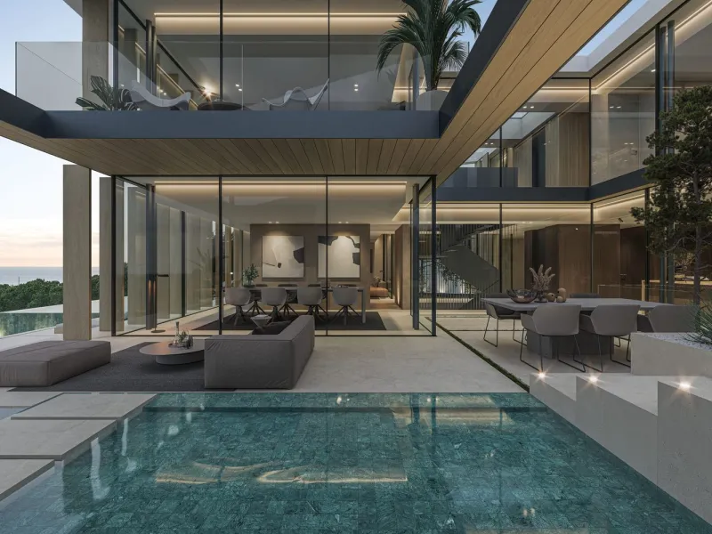 Luxe-Villa in Neubau in Premia de Dalt, Barcelona