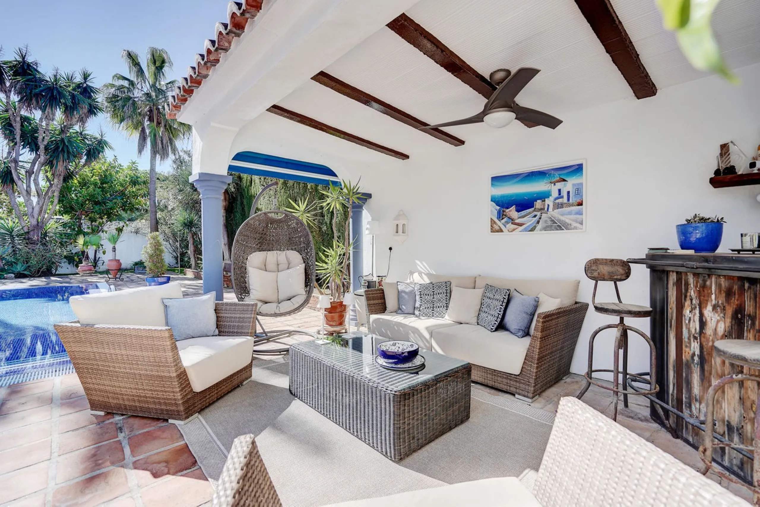 Luxury One Level Villa in Lower Calahonda Walking Distance to Beach