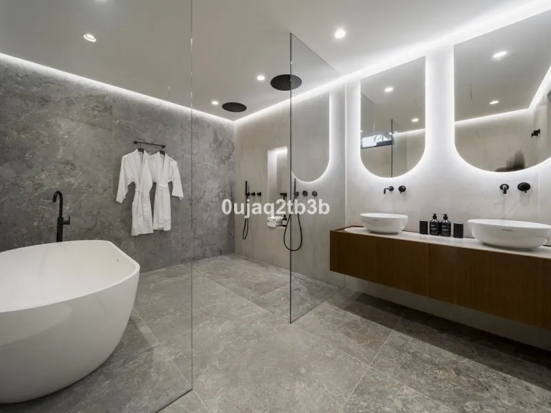 Stunning brand new villa in the best location in Marbella. Perfectly communicated to the main roads that drive you to the airport, Puerto Banús and just a few minutes away from Marbella's center. This state-of-the-art new villa occupies a 1.050m2 plot pos