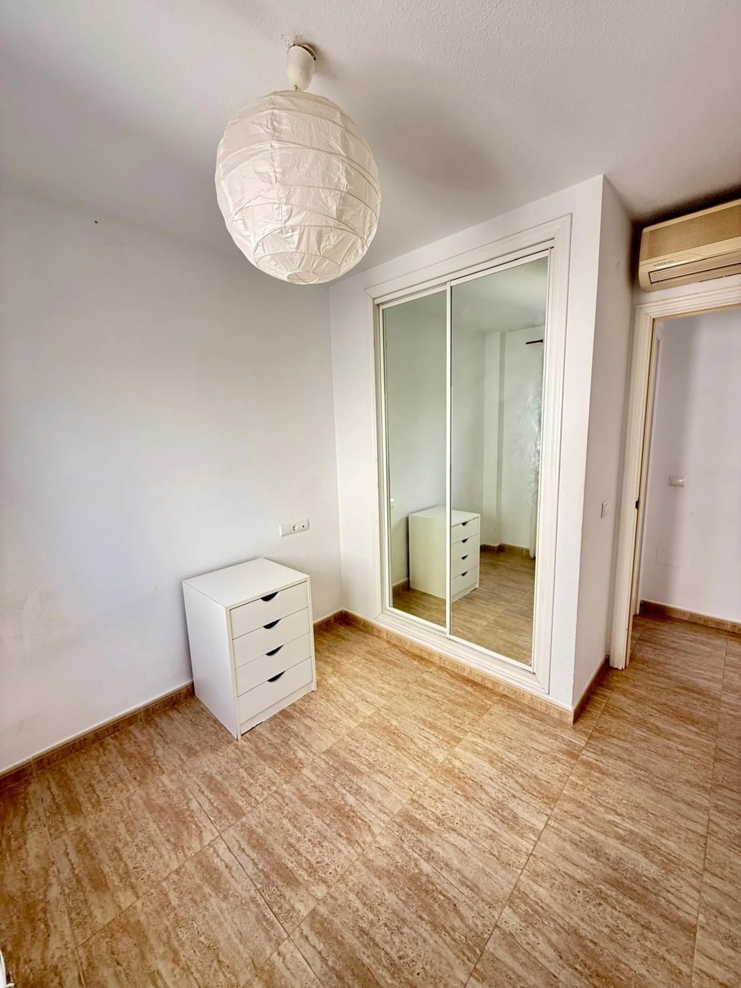 Here's a fantastic chance to own a charming two-bedroom apartment right near the beach of Carvajal.