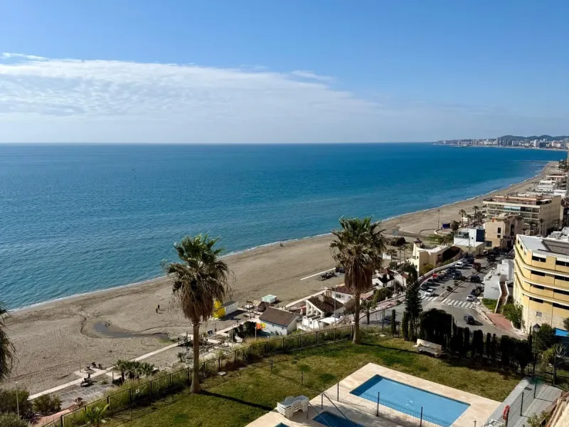 Here's a fantastic chance to own a charming two-bedroom apartment right near the beach of Carvajal.
