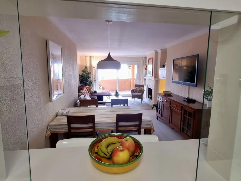 This inviting first‑floor apartment in the sought‑after El Porton community in Calahonda offers generous space, modern comfort and a wonderfully relaxed Mediterranean lifestyle. The home features two bedrooms and two bathrooms, including a main bedroom wi