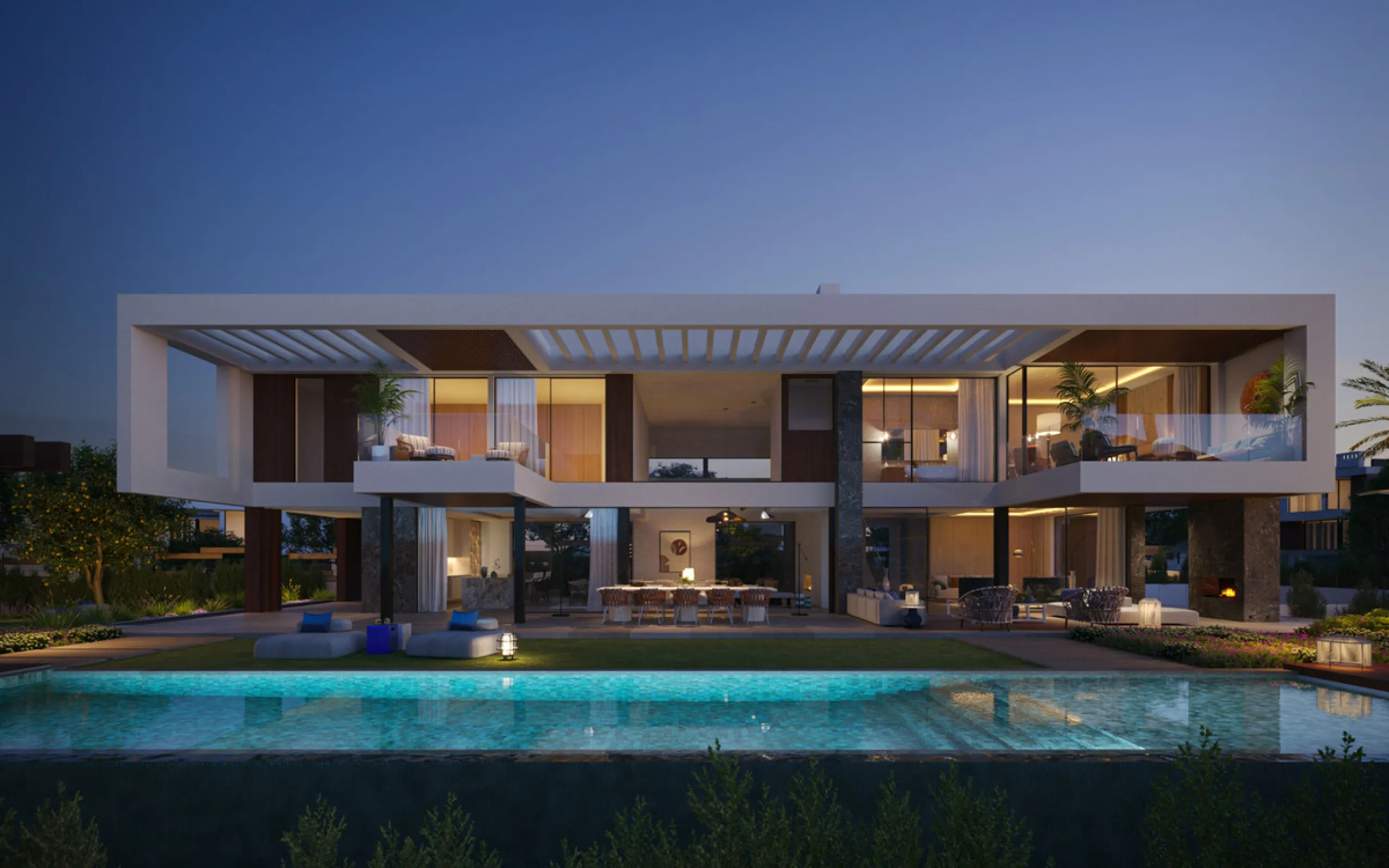 Introducing a signature villa designed by the renowned Ismael Merida, where fascinating architecture meets unparalleled luxury. Standing out as a masterpiece in The Avenue community, this residence represents the epitome of grandeur and exclusivity.