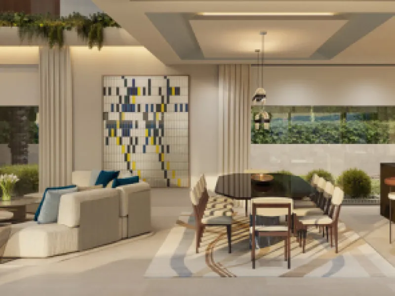 Introducing a signature villa designed by the renowned Ismael Merida, where fascinating architecture meets unparalleled luxury. Standing out as a masterpiece in The Avenue community, this residence represents the epitome of grandeur and exclusivity.