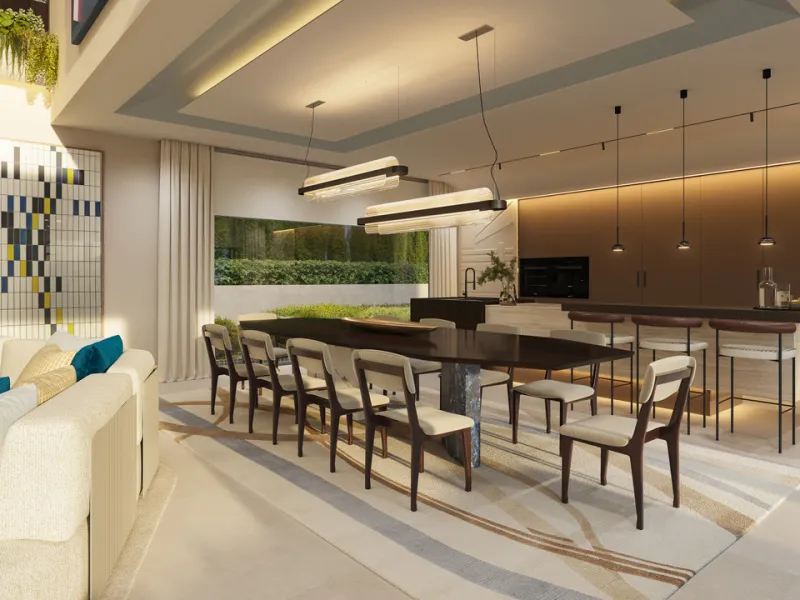 Introducing a signature villa designed by the renowned Ismael Merida, where fascinating architecture meets unparalleled luxury. Standing out as a masterpiece in The Avenue community, this residence represents the epitome of grandeur and exclusivity.
