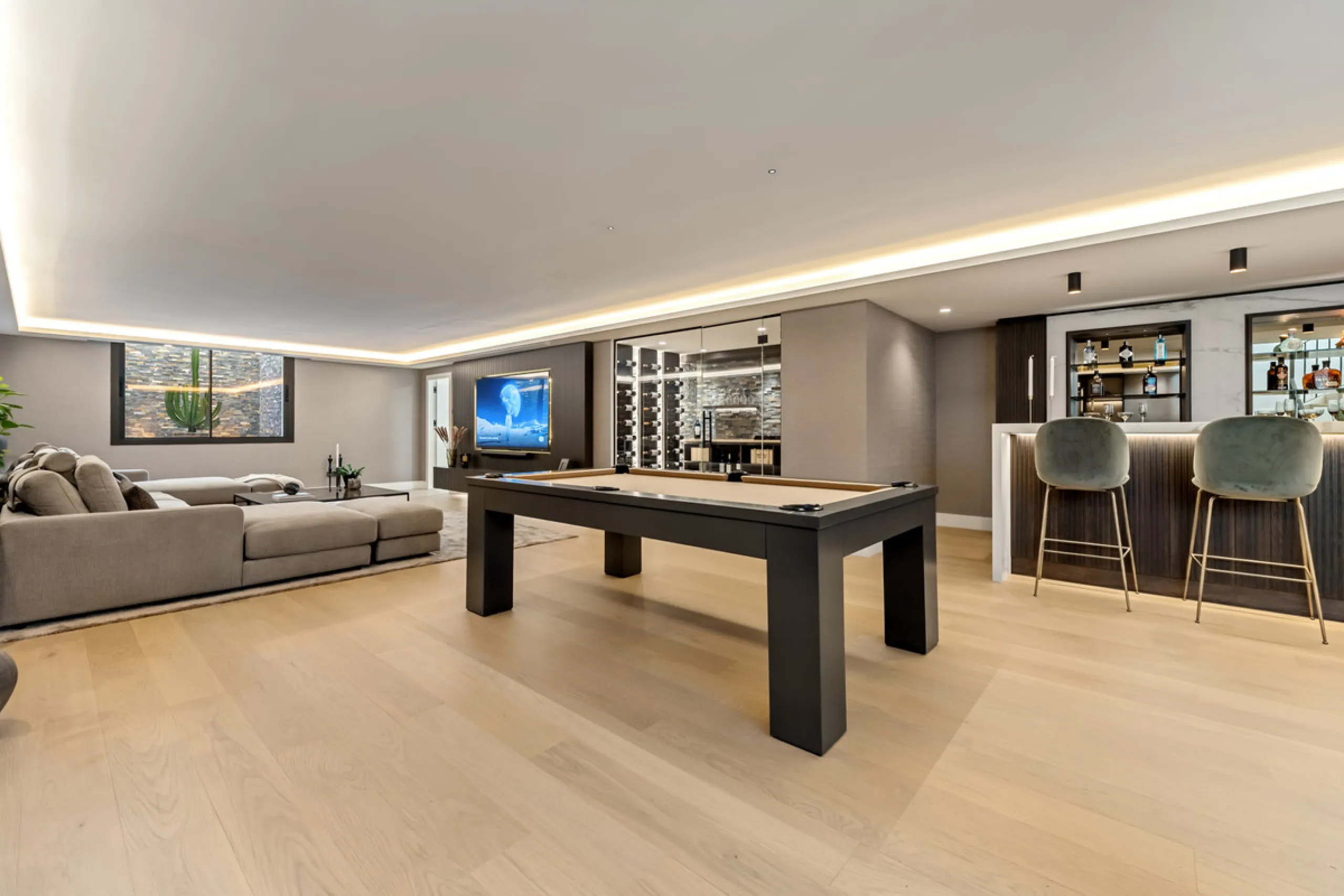 Villa Rocío is a fully renovated Andalusian-style residence located in Rocío de Nagüeles on Marbella's prestigious Golden Mile. Set on a 1,965m² south-facing plot beneath La Concha, the property enjoys open views of the Mediterranean. Modernised in 2025, 